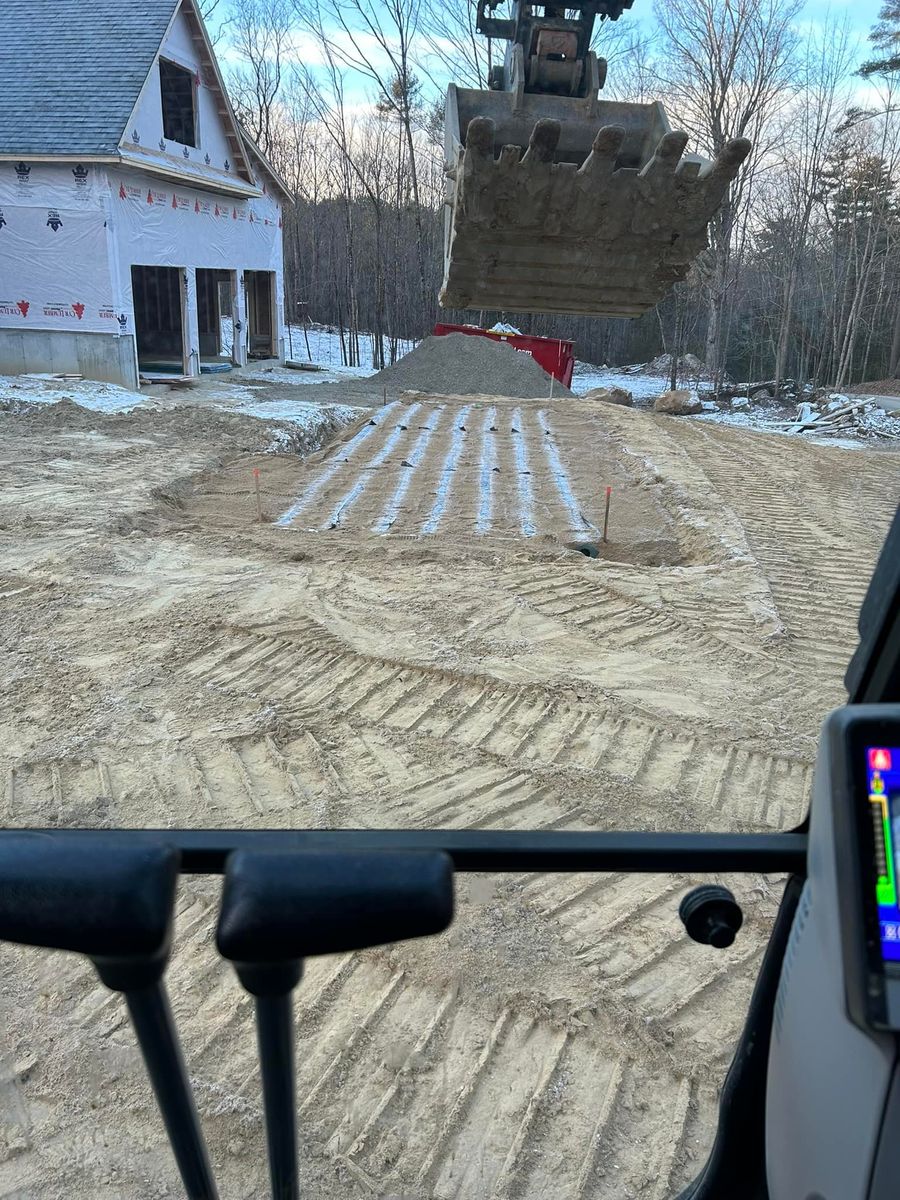 Land Grading for M.J. Merrill & Sons Excavation in Manchester, NH