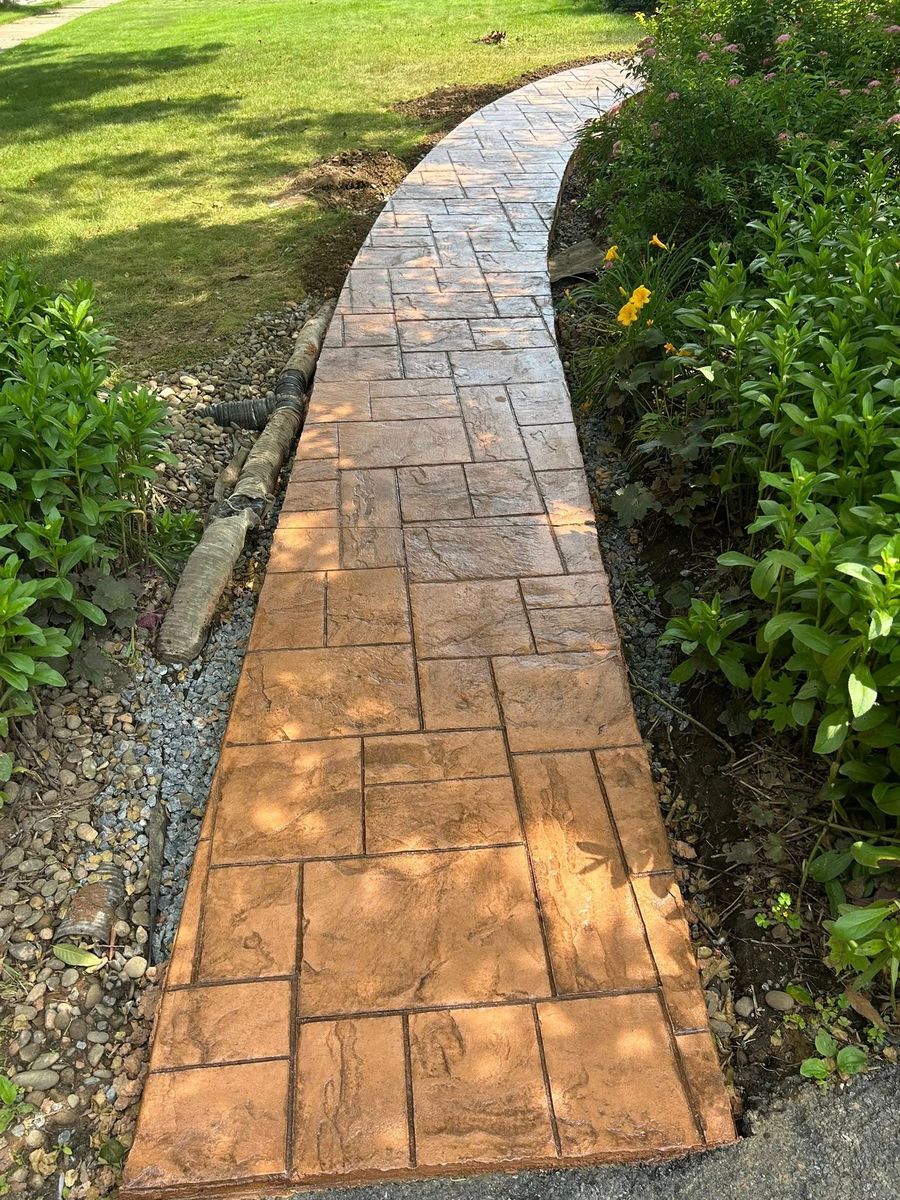 Sidewalk Installation for Ben’s Concrete Services in Port Matilda, PA