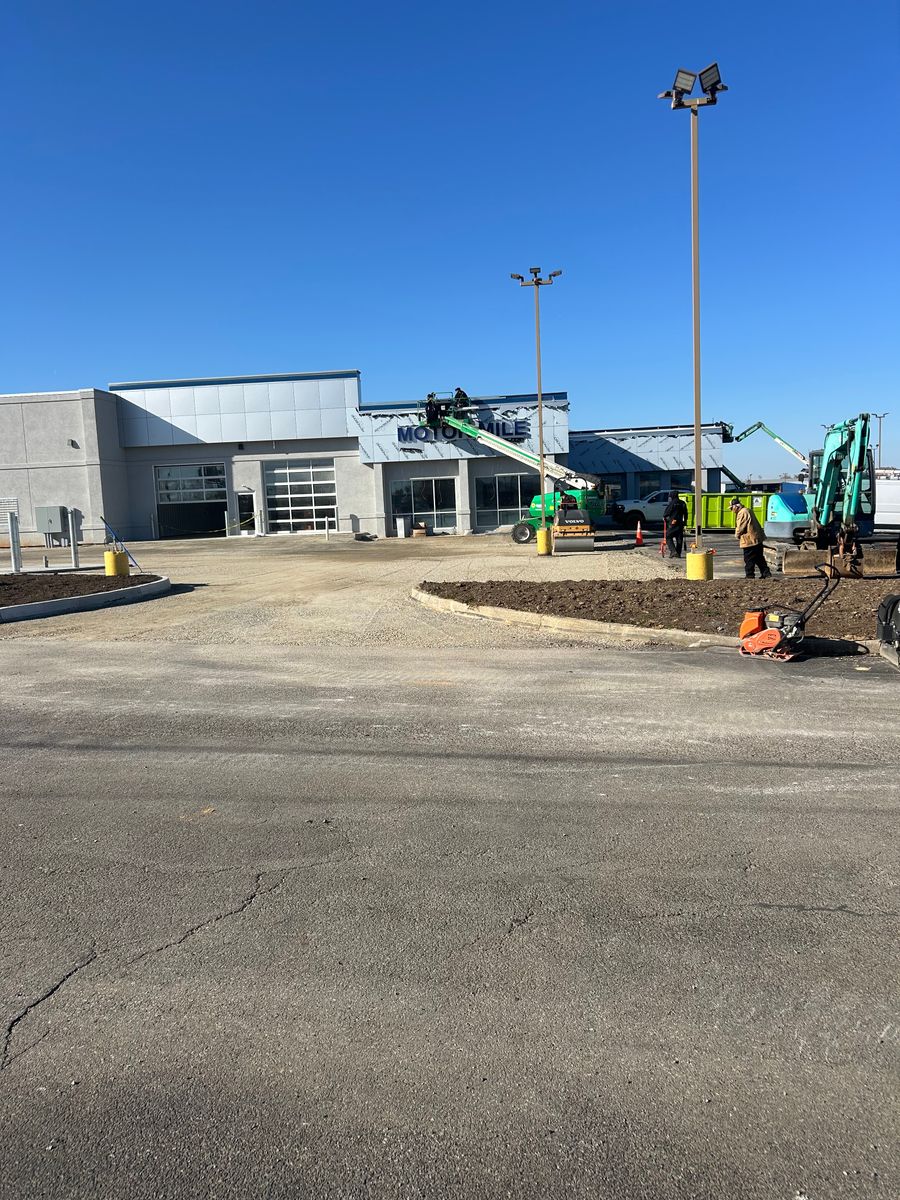 Grading for James R Carter Paving in Roanoke, VA