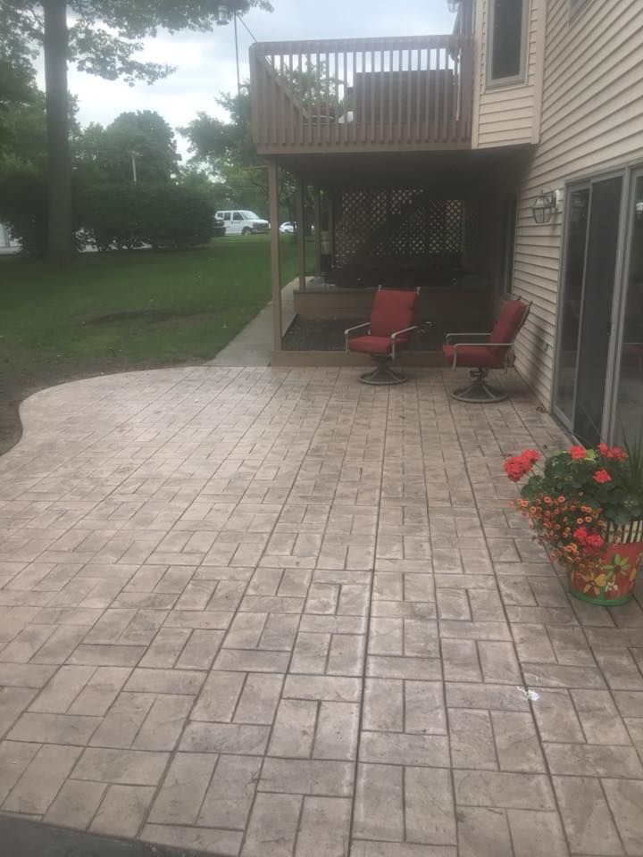 Patio Design & Installation for Martin Concrete Contracting in Lexington, MI