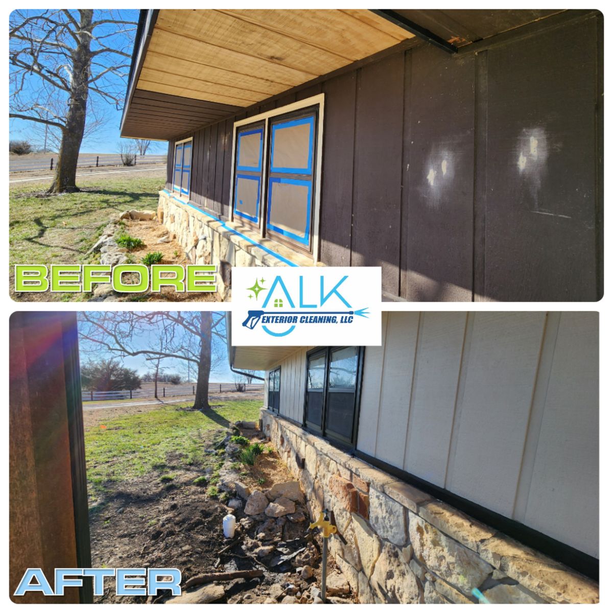 Exterior House Painting for ALK Exterior Cleaning, LLC in Burden, KS