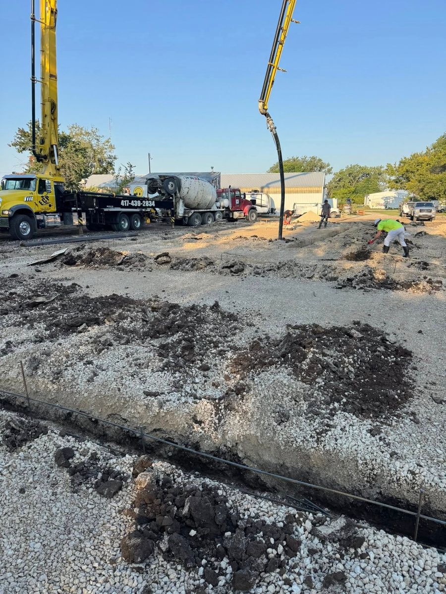 Site Preparation for B&W Construction in Pittsburg, KS