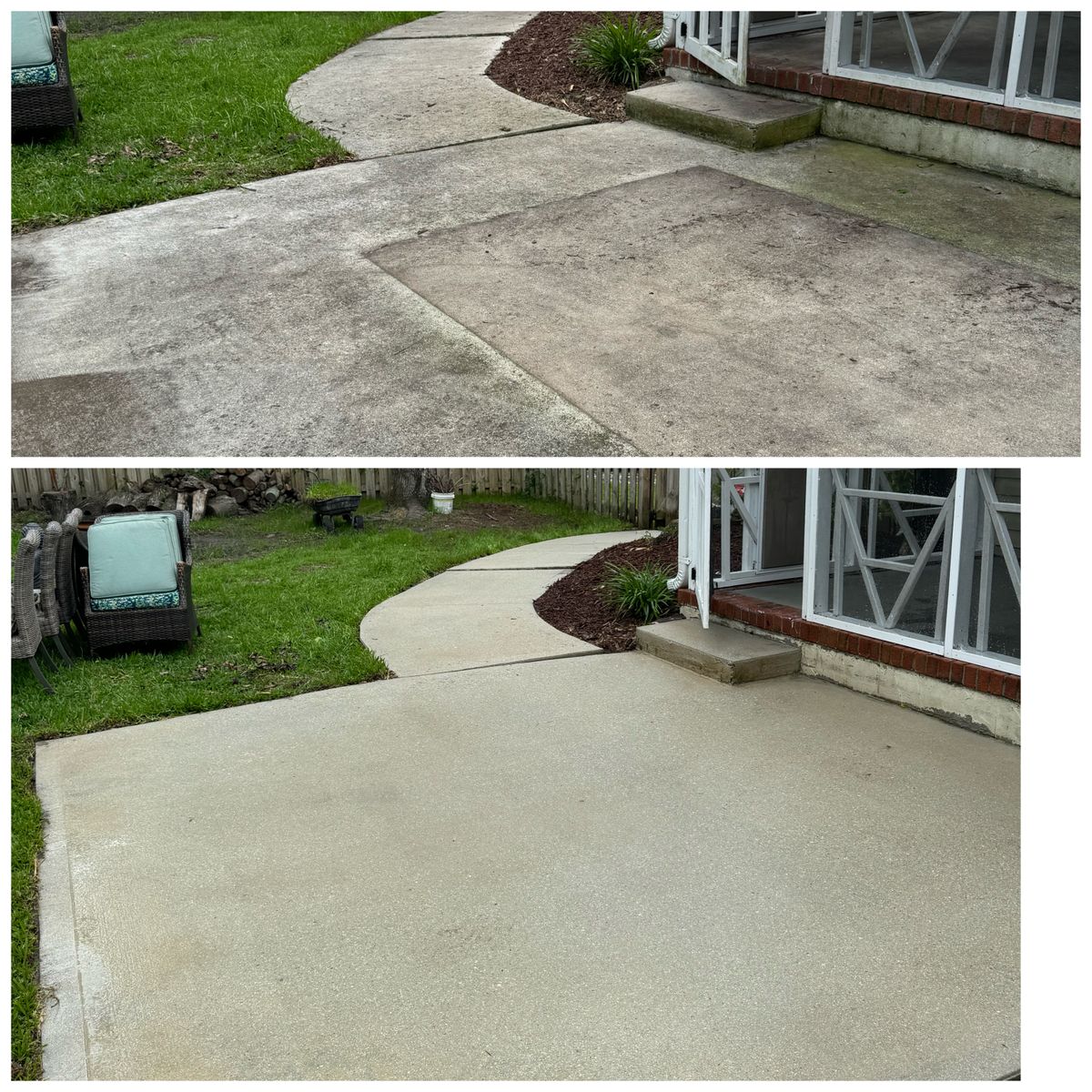Driveway and Sidewalk Cleaning for Port City Power Washing in Wilmington, NC