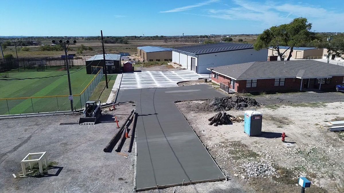 Patio Design & Installation for AJ’s Concrete in Hutto, TX