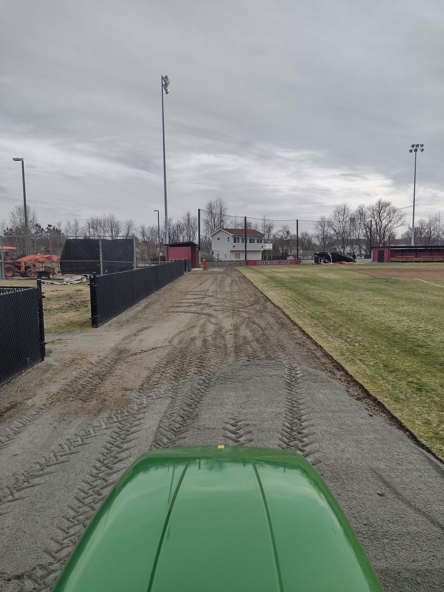 Warning Tracks for Fowler's Turf & Grading in Virginia, Virginia