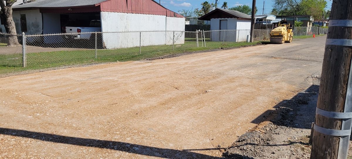 Site Work for Longoria & Son Construction in Laredo, TX