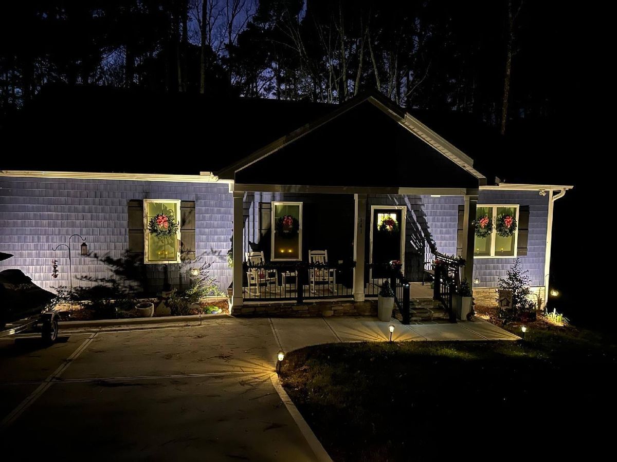 Landscape Lighting for Westscape Designs in Lake Gaston, NC