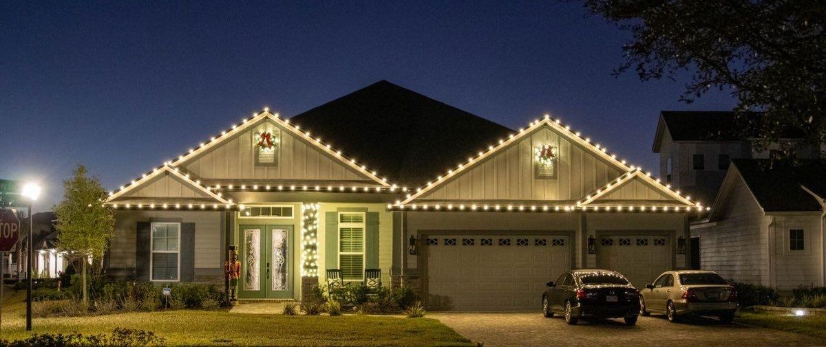 Christmas Light Installation for Prime Time Pressure Washing & Roof Cleaning in Moyock, NC