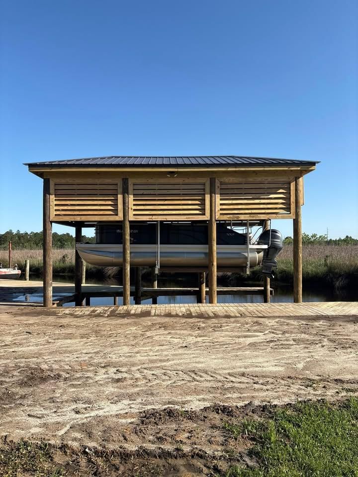 New Dock Construction for Coastal Marine Construction in Bay St. Louis, MS