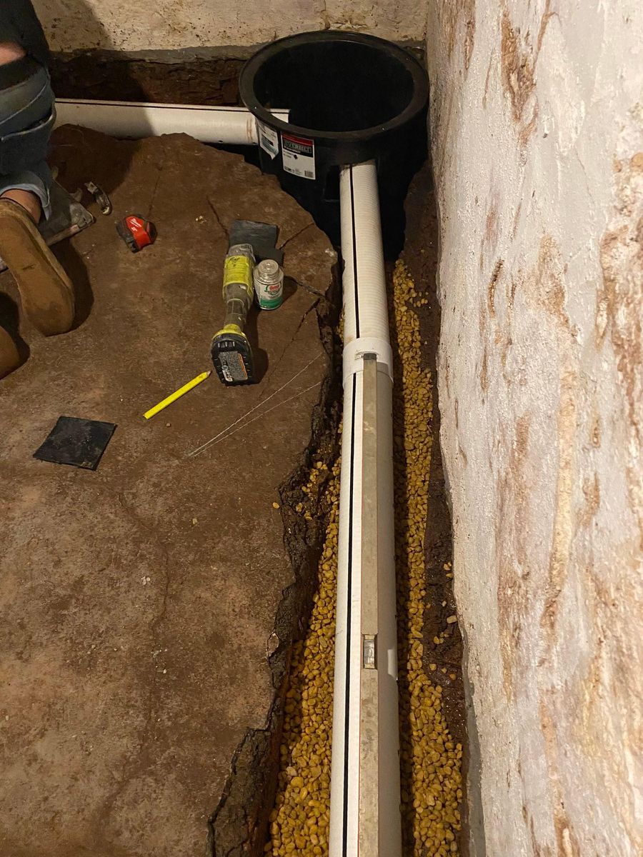 Concrete finishing/installation for Markey Masonry LLC in Phoenixville, PA