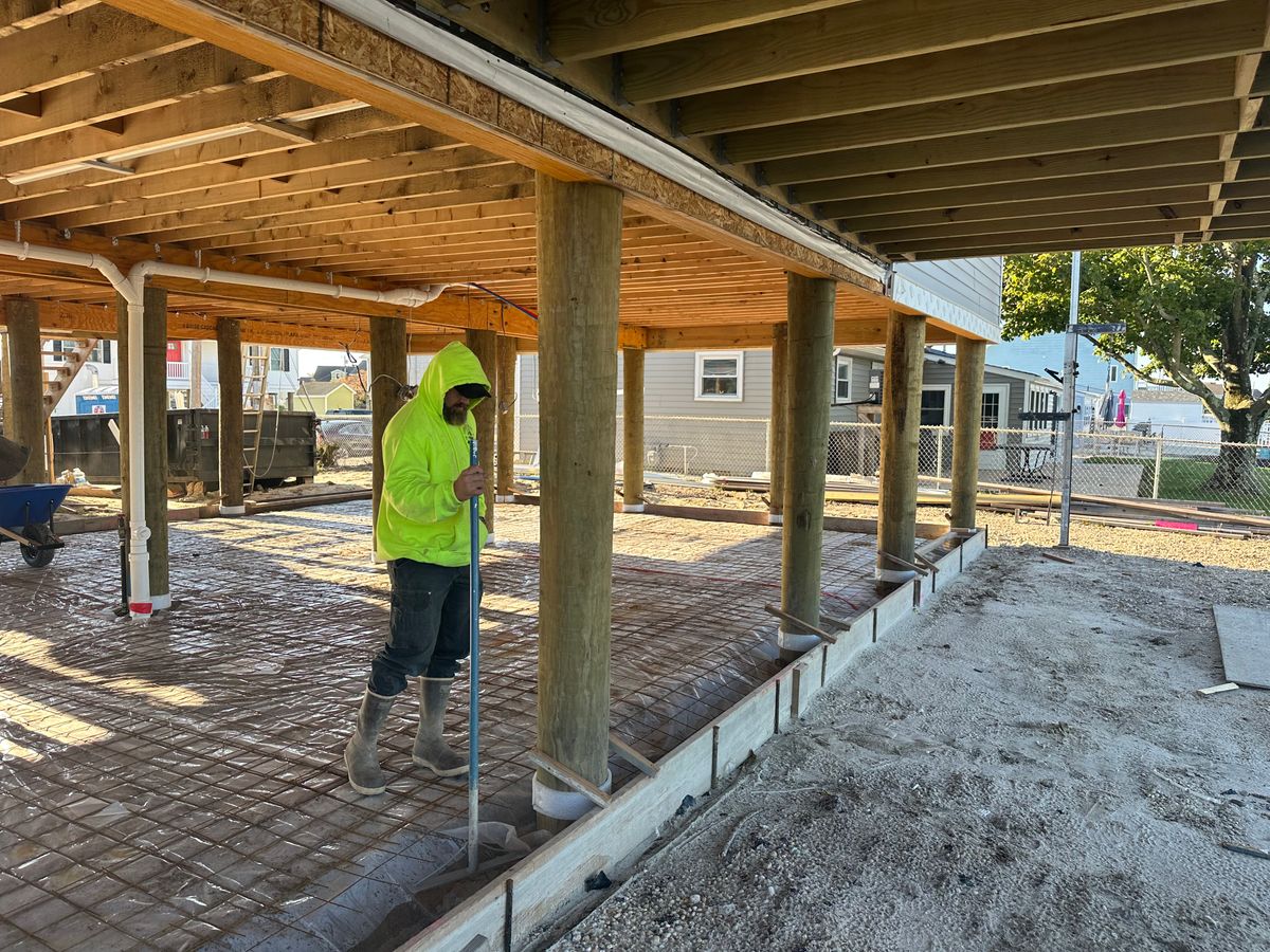 Concrete Driveway Installation for DiDaniele Masonry in Tuckerton, NJ
