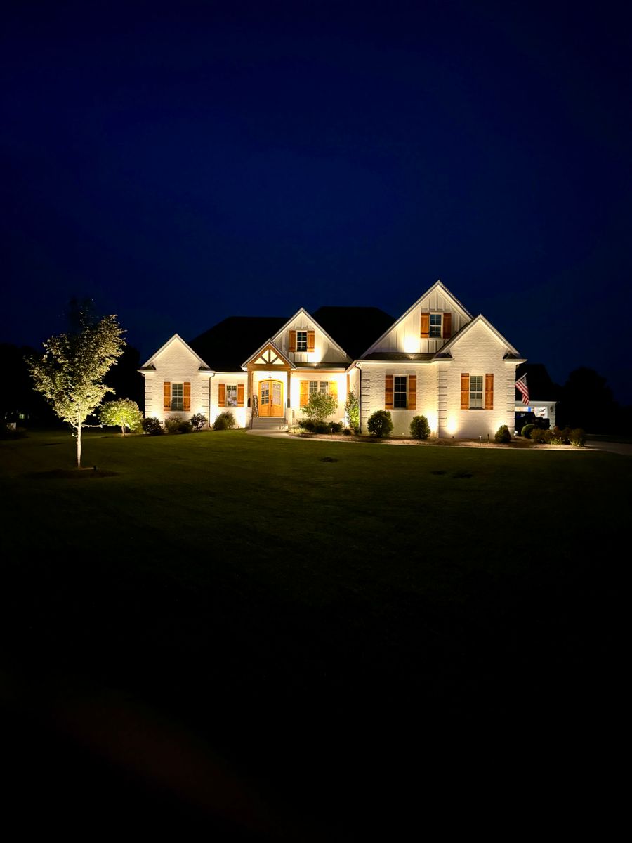 Outdoor Lighting Design and Installation for Malboeuf Landscaping, Inc in Kernersville, NC