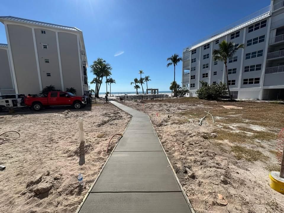 Sidewalk Installation for All Phases Decorative Concrete in Sebring, FL