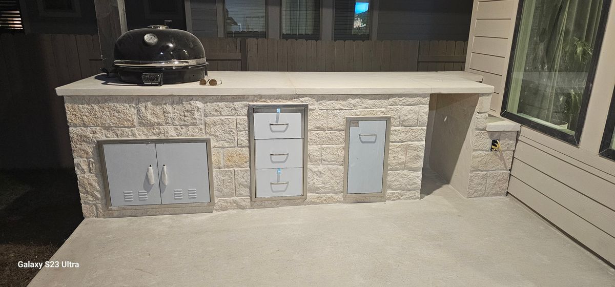 Stonework for Martin's Masonry & Landscaping in Leander, TX