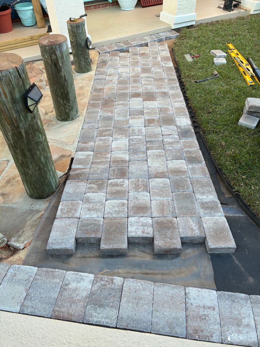 Paver Installation/Sealing for Ferrell’s Professional Painting & Home Services LLC in Panama City Beach, FL