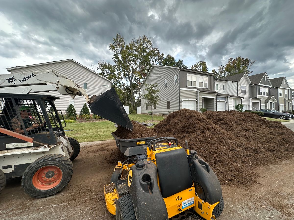 Mulch Installation for Pecina Pine Needles in Monroe, NC