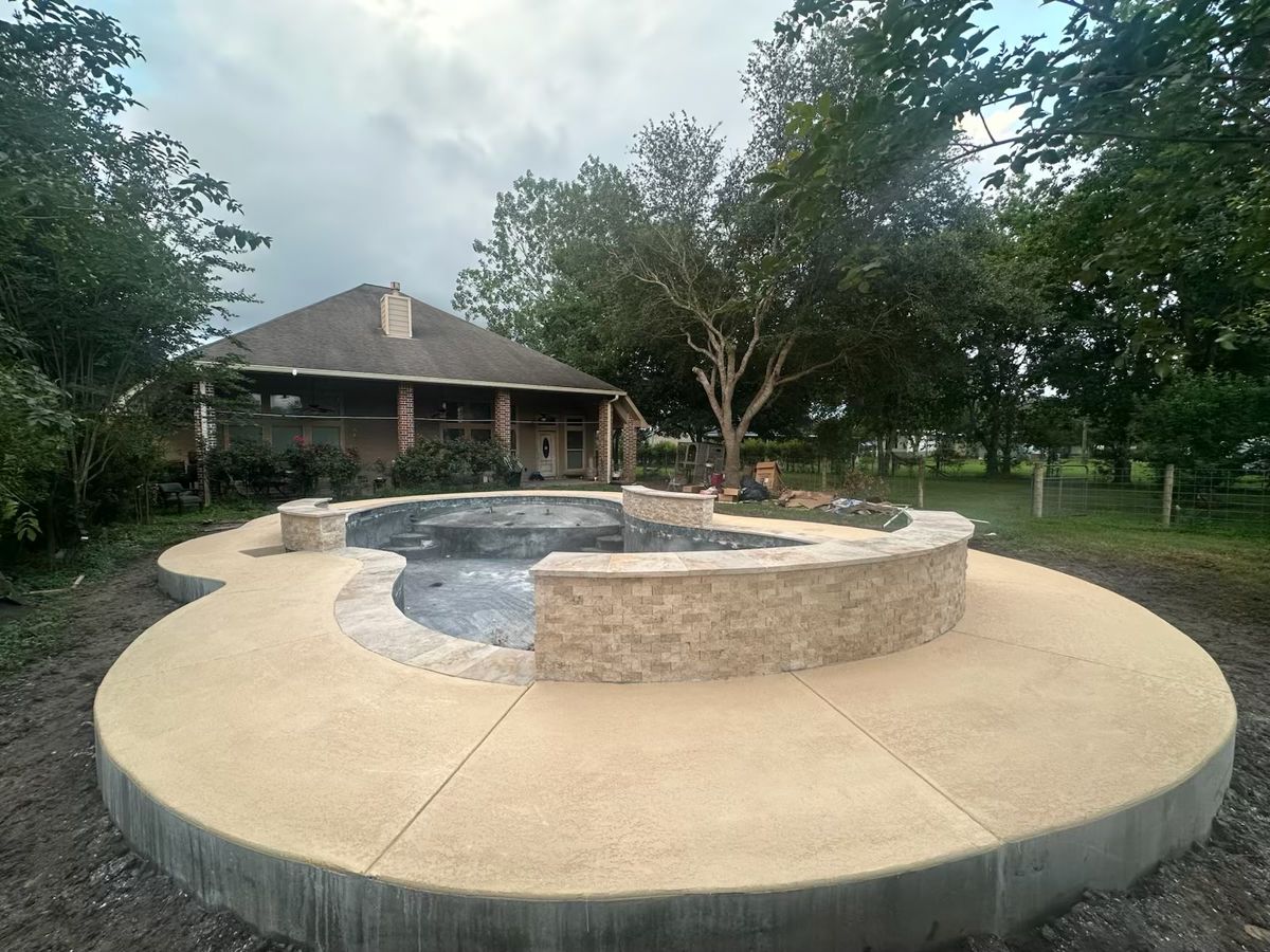 Concrete for NG Concrete Services in Houston, TX
