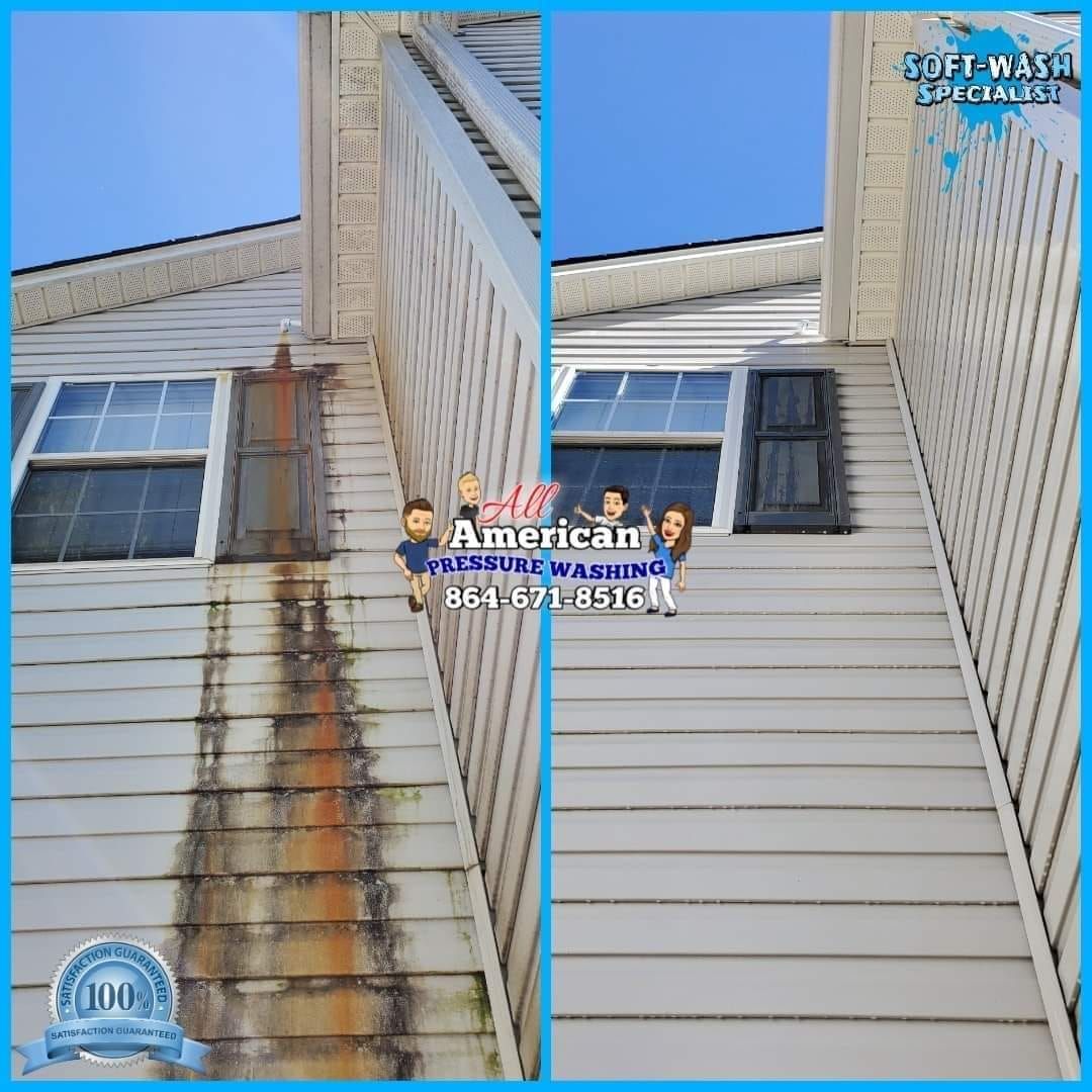 Home Softwash for All American Pressure Washing in Easley, SC