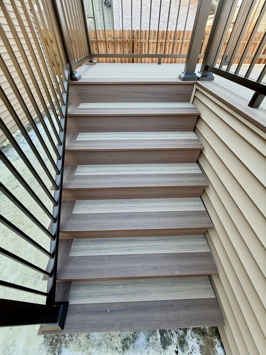 Deck Buildout for Tru Frame Outdoor Structures in Menasha, WI