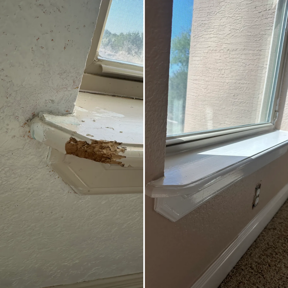 Drywall repairs for GEOS Painting in New Braunfels, TX