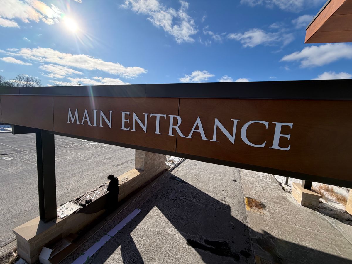 Custom Sign Installation for MTZ Signs in Janseville, WI