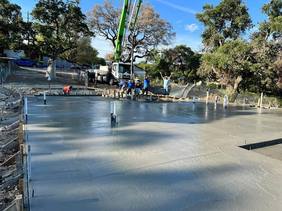 Concrete Foundation Installation for BMX Concrete in Bastrop, TX