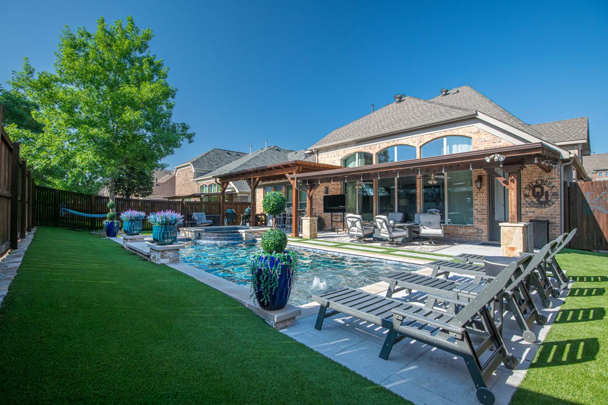 Custom Concrete for Nice Image Landscaping Inc. in Fresno, CA