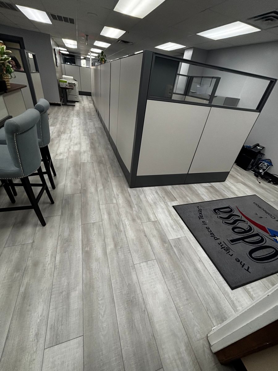 Commercial Carpet Installations for Hill's Carpet & Remodeling in Odessa, TX