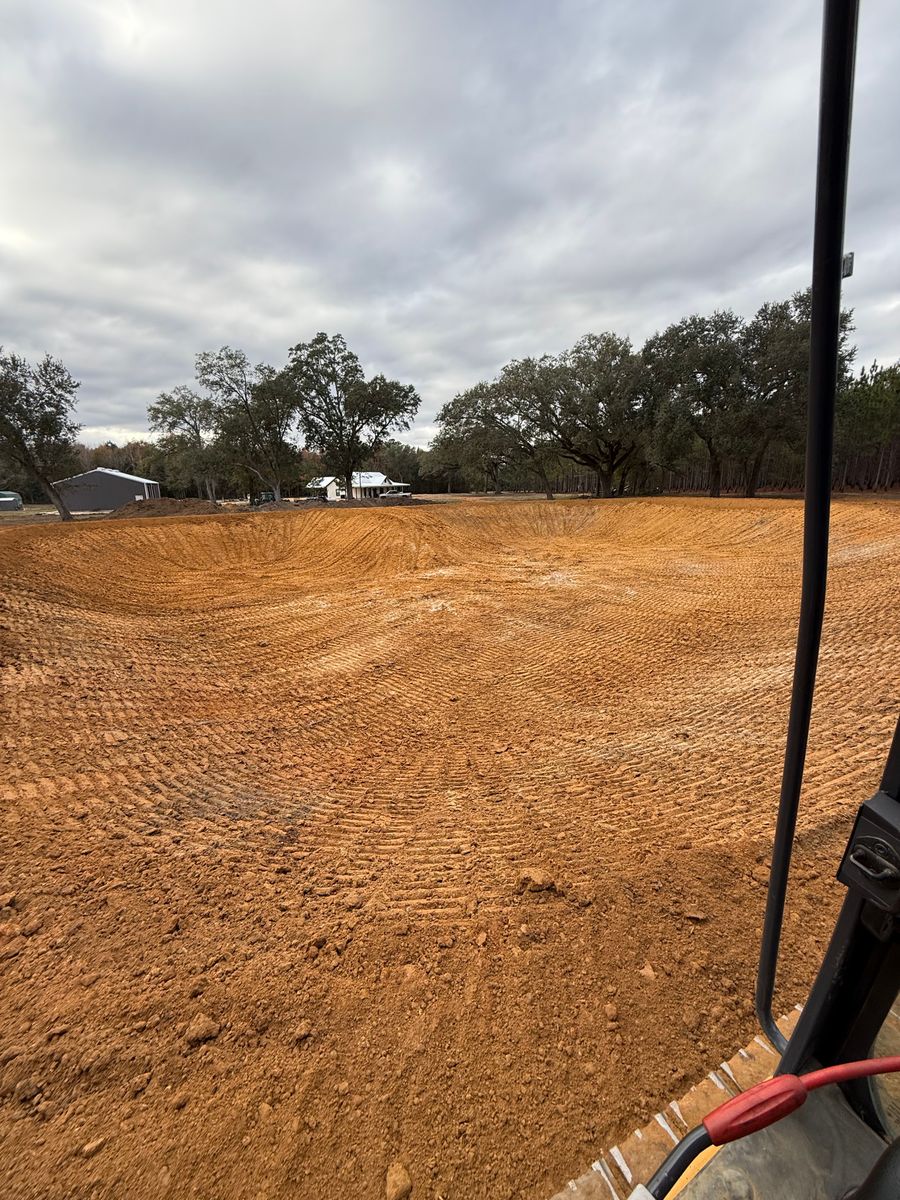 Land Clearing for Earthworks Septic LLC in Albany, Georgia