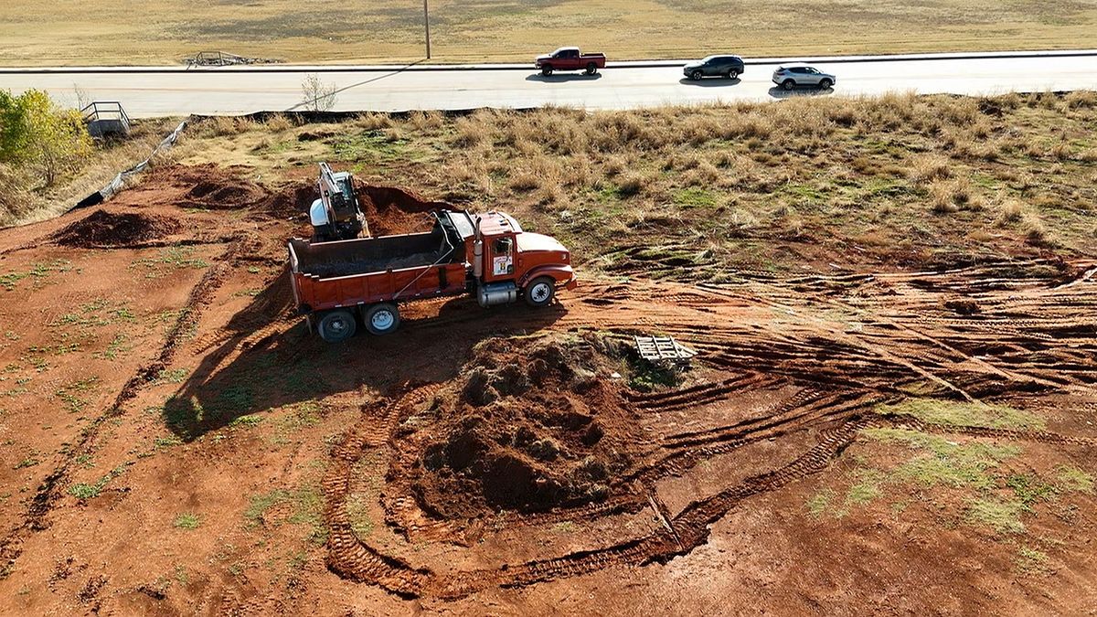 Site Preparation for 365 Excavation & Land Solutions in Oklahoma City, OK