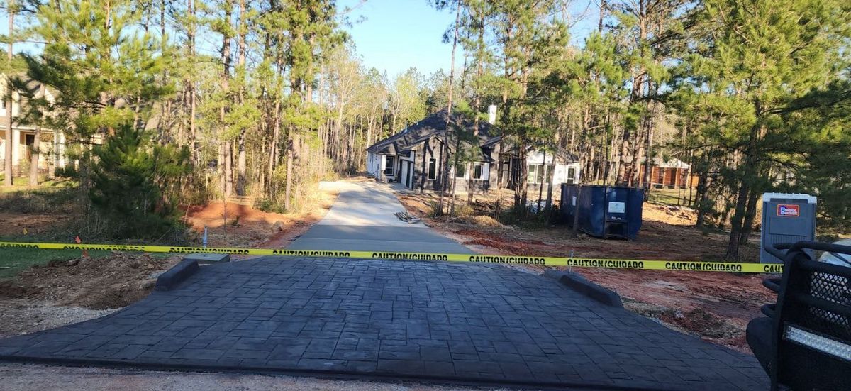 Concrete Driveway Installation for Urban Stone in New Caney, TX