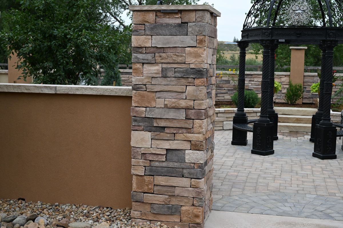 Outdoor Spaces for C. POWERS MASONRY in Loveland, CO