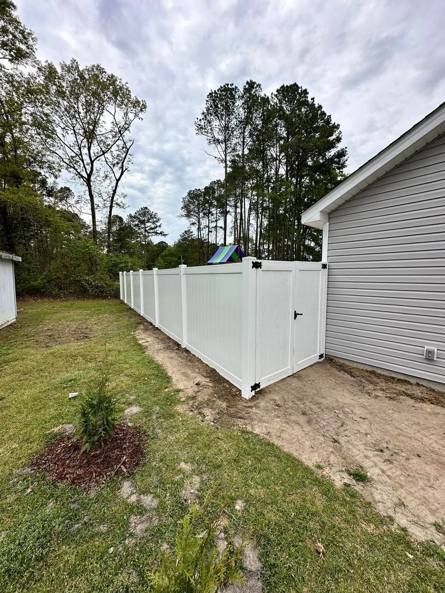 Fence Installation for TG Fencing LLC in Farmville, NC