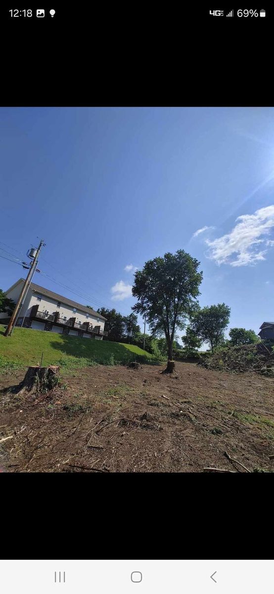 Land clearing for M&L Lumber and Excavating in Jonesborough, TN