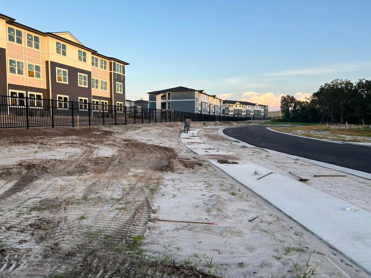 Site Preparation for Parker Land Services in Lakeland, FL
