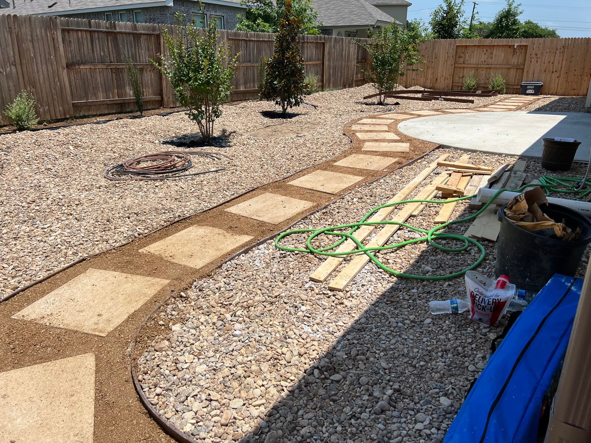 Mulch Installation for DR Landscape in San Antonio, TX