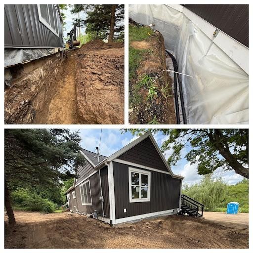 Trenching for Palmer Property Services in Middleville, MI