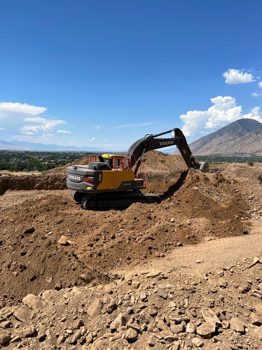 Site Preparation for Premier Rockwall & Excavating in Utah County, UT
