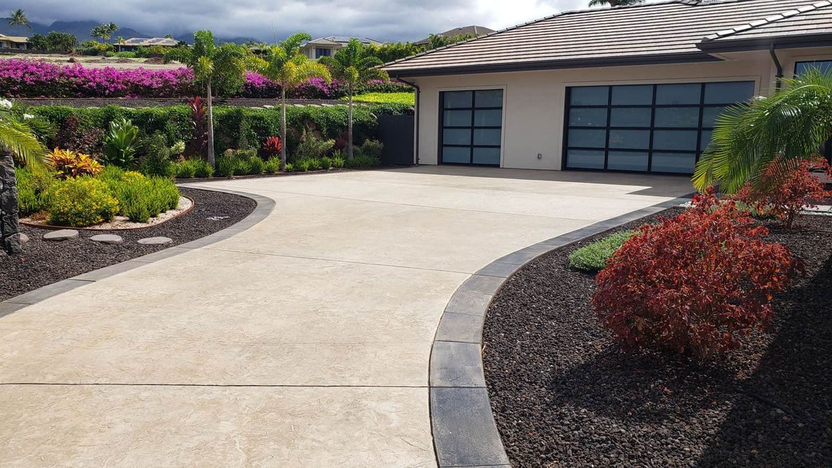 Stamped Concrete Installation for 4L Concrete Solutions LLC in Bryan-College Station, TX