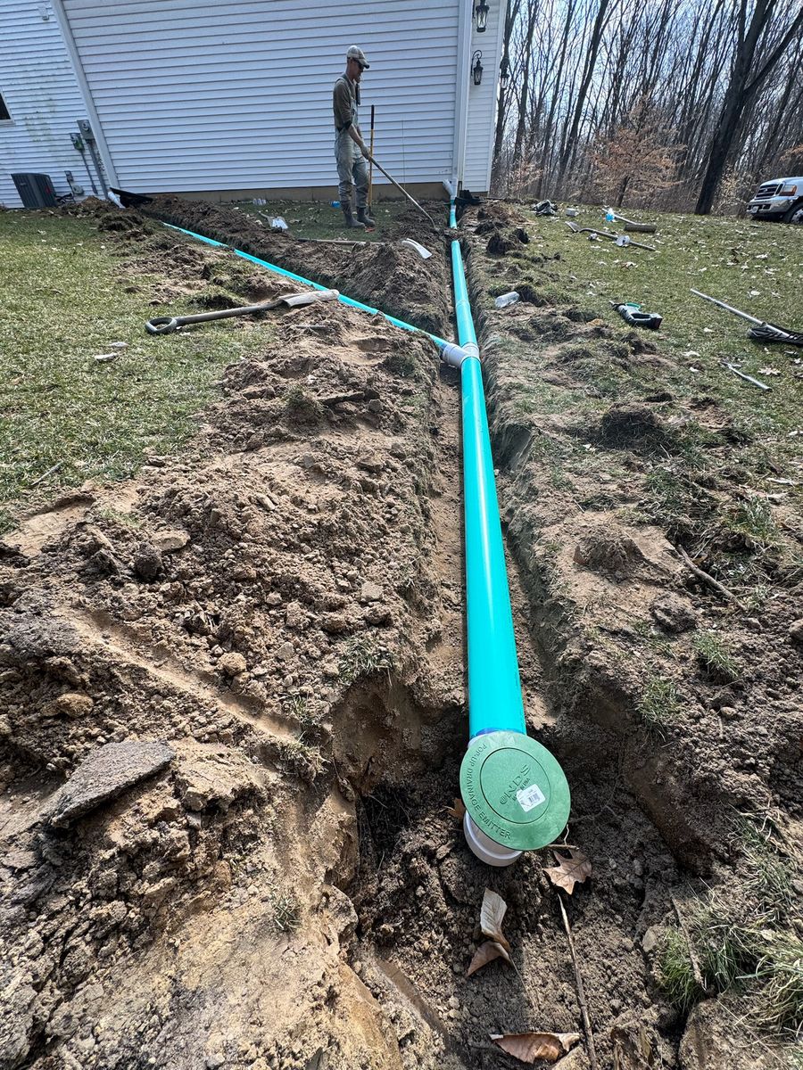 Excavations / Drainage for Curb Concepts Plus in South Bend, IN