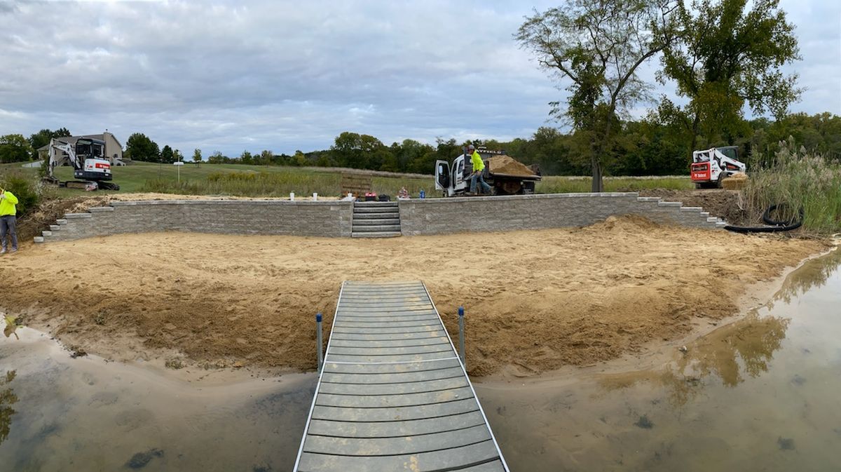 Landscape Installation for Mayfield Landscaping in Staunton, IL
