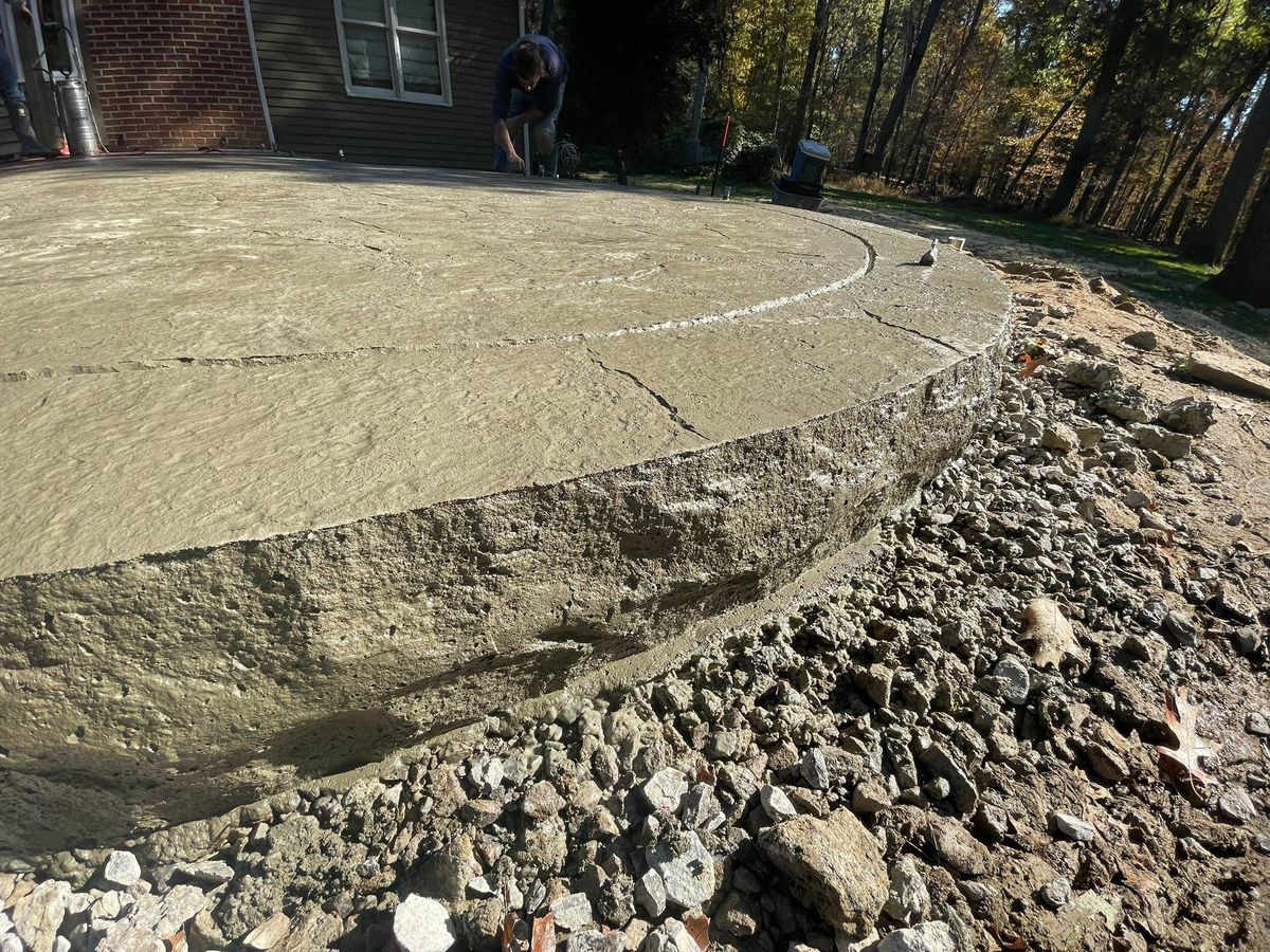 Concrete Slab Construction for STS Custom Concrete in Butler County, PA