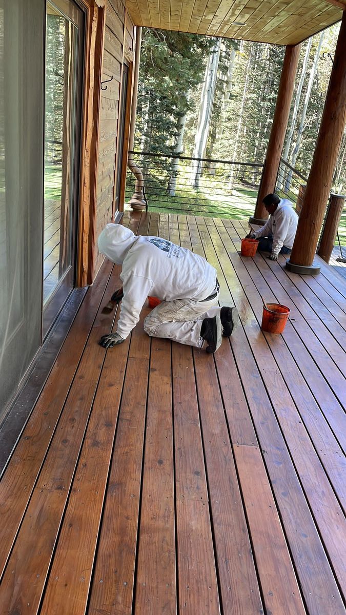 Decks and Custom Finishes for Mountain Custom Painters LLC in , 