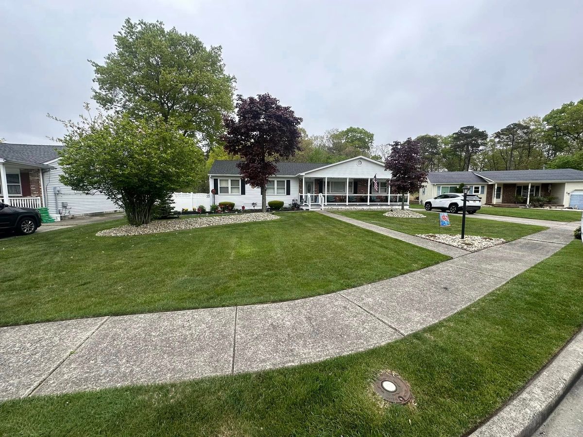 Backyard & Front Yard Transformation for GT Lawn Care in Egg Harbor Township, NJ