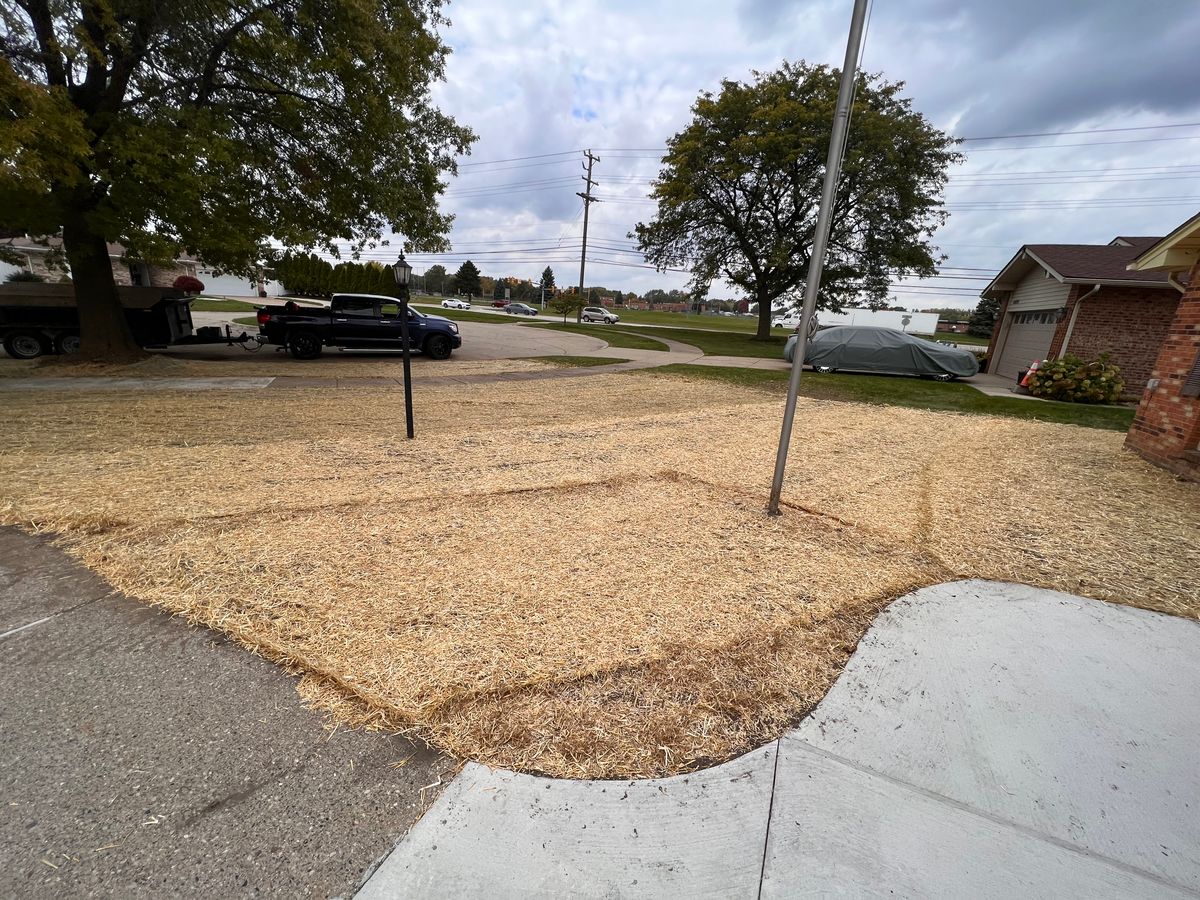 Seeding for Alltimate Outdoor Services in Warren, MI