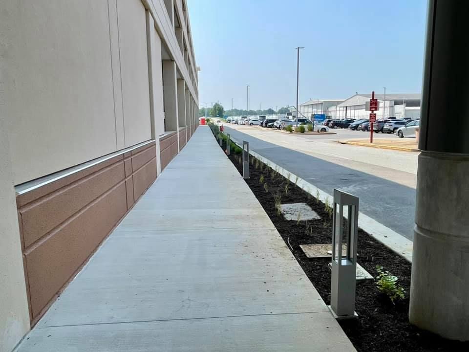 Sidewalk Installation for Marcus Black Concrete Construction in Cleveland, TN