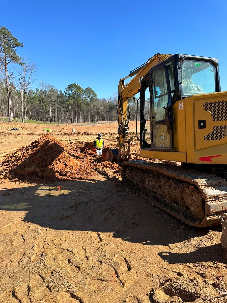 Underground Utilities for DC Construction Company LLC in Clanton, AL