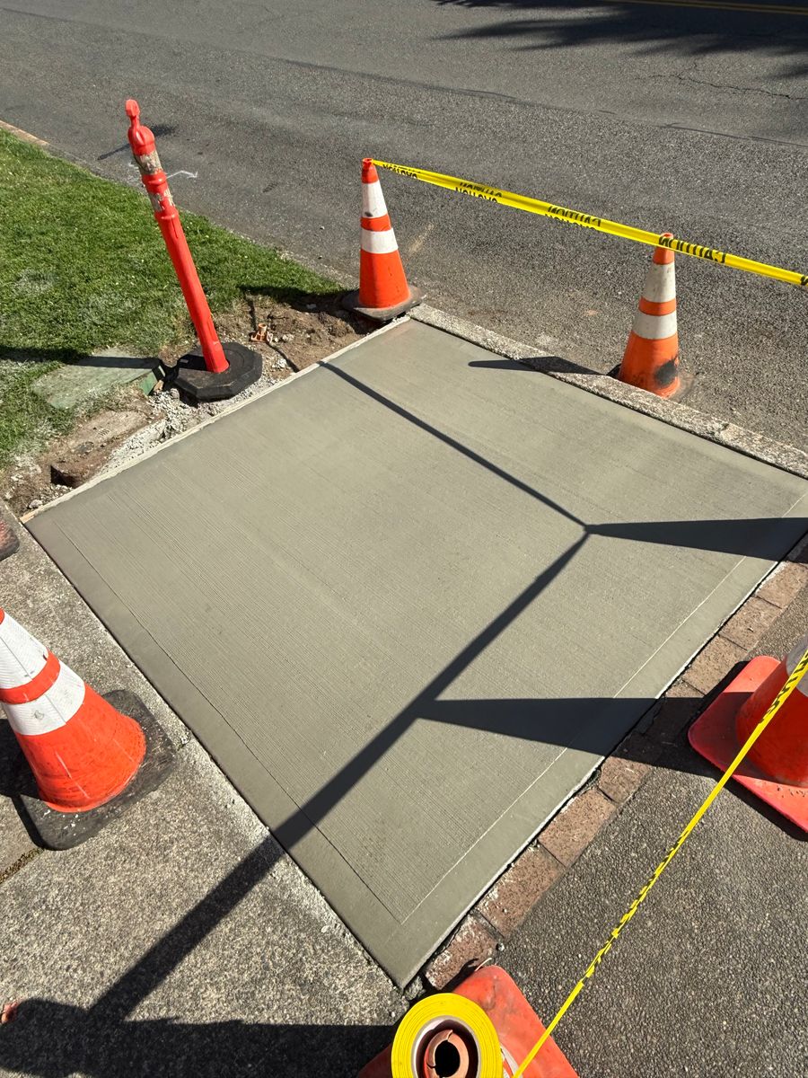 Sidewalk Installation for Inline NW in Graham, WA