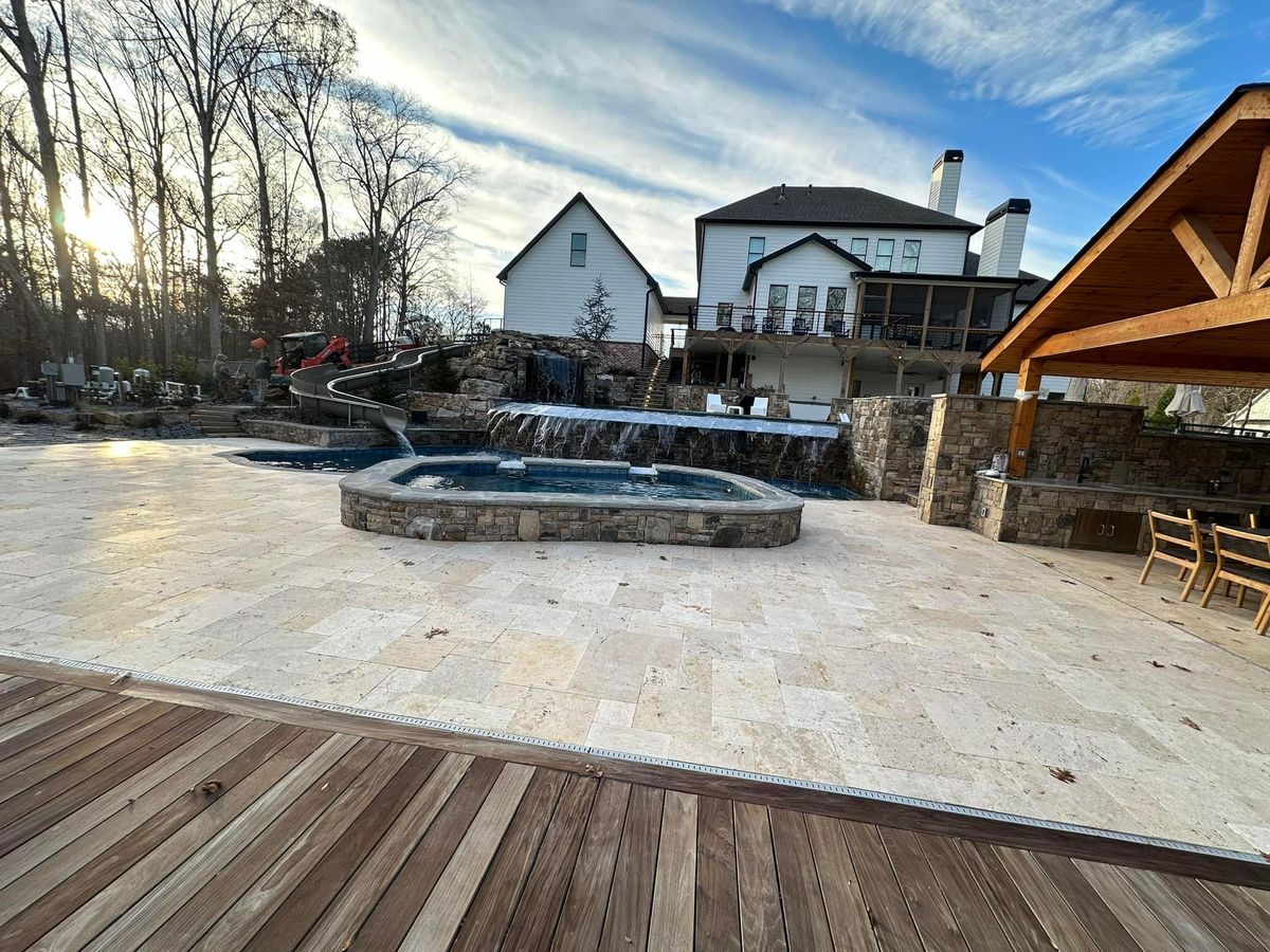 Patio Installation for Fusion Contracting in North Georgia, GA