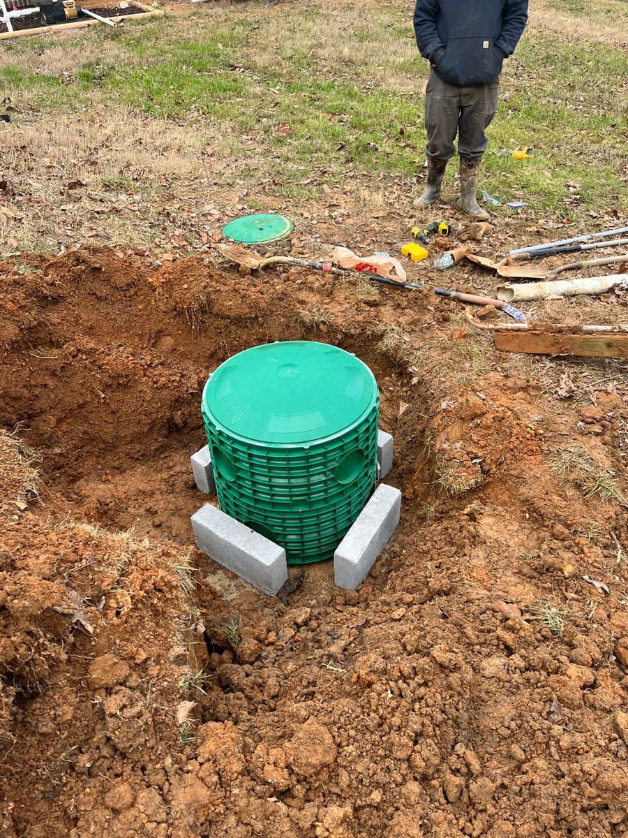 Septic install and repair for J.P Landscaping and excavation in Chattanooga, TN